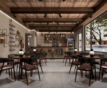 Industrial Style Restaurant-ID:801244026