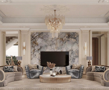 European Style A Living Room-ID:778671032