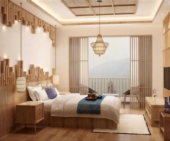 New Chinese Style Bedroom-ID:899156098