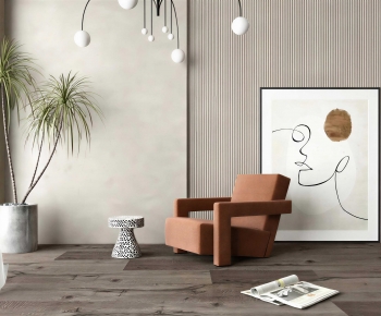 Modern Single Sofa-ID:889575962