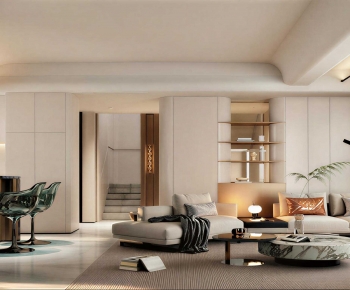 Modern A Living Room-ID:443685052