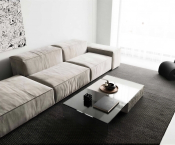 Modern Three-seat Sofa-ID:170958045