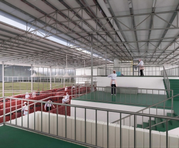 Modern Factory Floor/warehouse-ID:480027913