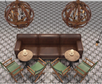Industrial Style Sofa Combination-ID:397299052