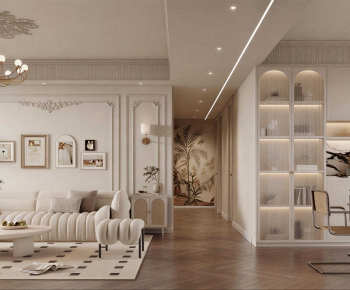 French Style A Living Room-ID:275298128