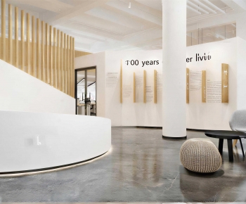 Modern Office Reception Desk-ID:254309895