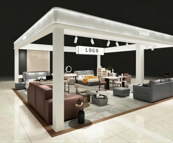 Modern Exhibition Hall-ID:677370077