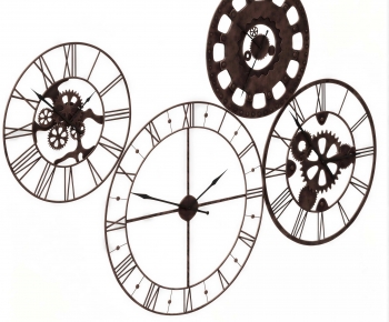 Industrial Style Wall Clock-ID:119082935