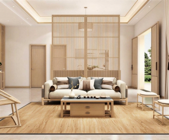 Japanese Style A Living Room-ID:699085956