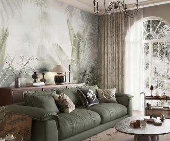 French Style A Living Room-ID:982878926