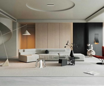 Modern A Living Room-ID:702507971