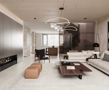 Modern A Living Room-ID:128849984