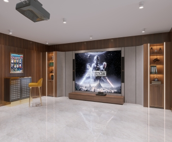 New Chinese Style Audiovisual Room-ID:433397051