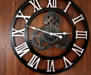 Industrial Style Wall Clock-ID:186609987