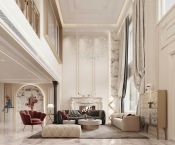 European Style A Living Room-ID:809921033