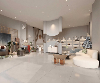 Modern Exhibition Hall-ID:389767893