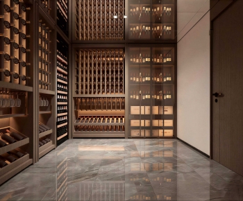 Modern Wine Cellar/Wine Tasting Room-ID:296659957