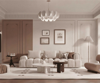 Modern A Living Room-ID:665565017
