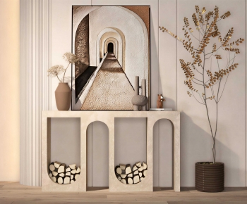Wabi-sabi Style Console-ID:560511117
