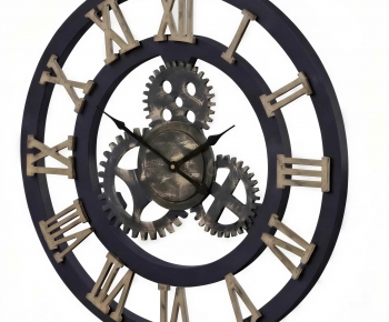 Industrial Style Wall Clock-ID:952562096