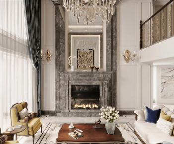 European Style A Living Room-ID:154613975