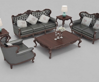 European Style Sofa Combination-ID:236188899