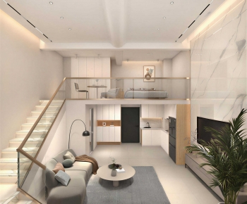 Modern A Living Room-ID:154751061