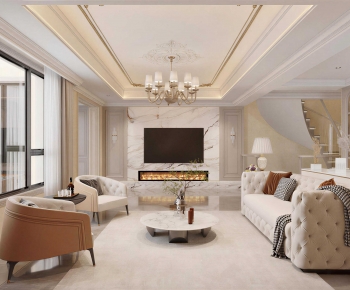 American Style A Living Room-ID:602648022