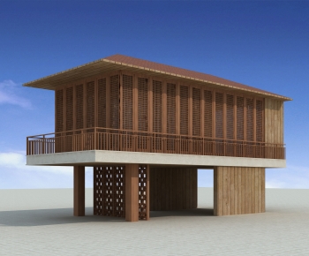 New Chinese Style Building Appearance-ID:713107117