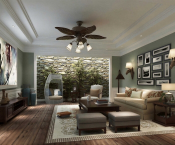 American Style A Living Room-ID:609024051
