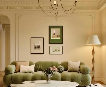 French Style A Living Room-ID:366835129