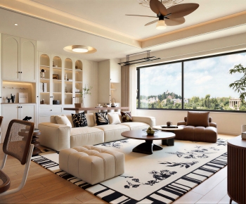 French Style A Living Room-ID:151876939