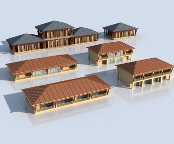 New Chinese Style Appearance Of Commercial Building-ID:502686026
