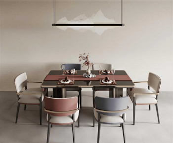 New Chinese Style Dining Table And Chairs-ID:184623962