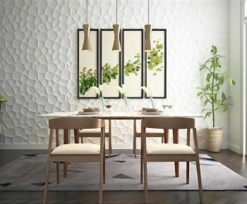 Nordic Style Dining Table And Chairs-ID:166719918