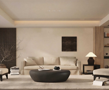 Wabi-sabi Style A Living Room-ID:167350858