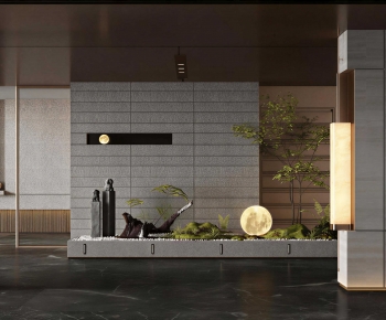 New Chinese Style Plant Landscaping-ID:736248021