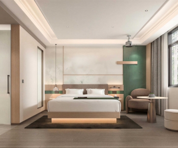 New Chinese Style Bedroom-ID:147954942