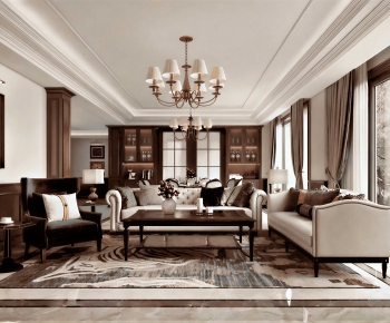 American Style A Living Room-ID:997894052