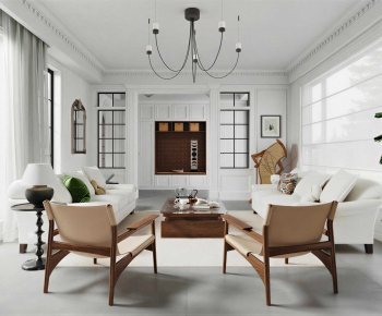 French Style A Living Room-ID:123333931