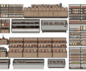 Modern Supermarket Shelf-ID:899007087