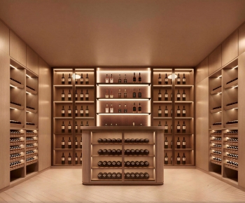 Modern Wine Cellar/Wine Tasting Room-ID:832722908