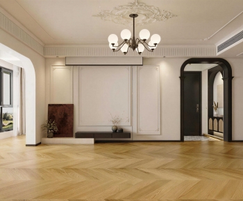 French Style A Living Room-ID:276551011