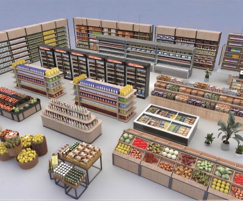 Modern Supermarket Shelf-ID:714838983