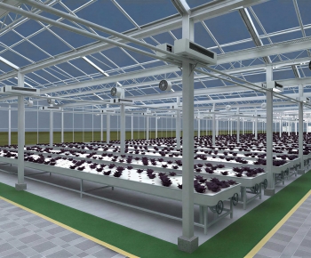 Modern Factory Floor/warehouse-ID:929344895