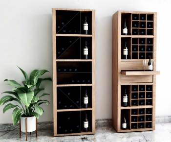 Nordic Style Wine Cabinet-ID:330024964