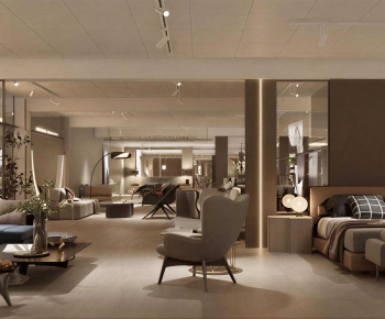 Modern Exhibition Hall-ID:674344066