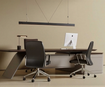 Modern Office Desk And Chair-ID:791522037