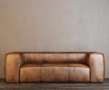Industrial Style Three-seat Sofa-ID:278177027