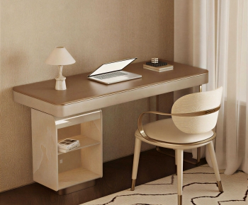 Modern Computer Desk And Chair-ID:817224988